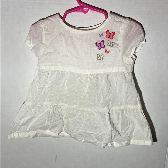 Gymboree White Tee with Butterfly Details - Picture 1 of 6
